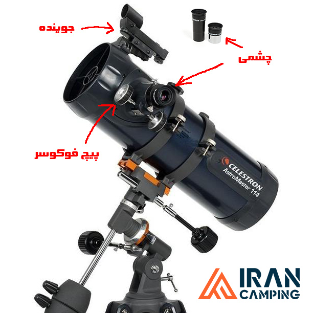 راهنمای نصب تلسکوپ