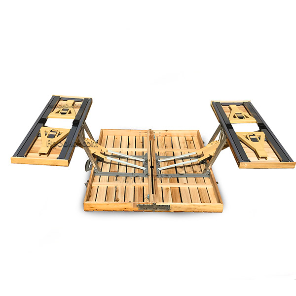 Camping Table and Chair Set Wooden (2)