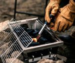 NATUREHIKE WILD VALLEY STAINLESS STEEL FOLDING GRILL (3)