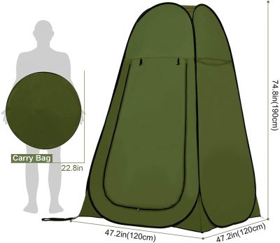 چادر صحرایی حمام و دستشویی هانلو Privacy Utility Tent (2)