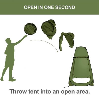 چادر صحرایی حمام و دستشویی هانلو Privacy Utility Tent (3)