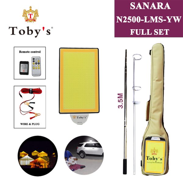چراغ کمپینگ پایه دار توبیز مدل Sanara N2500-LMS-YW (1)