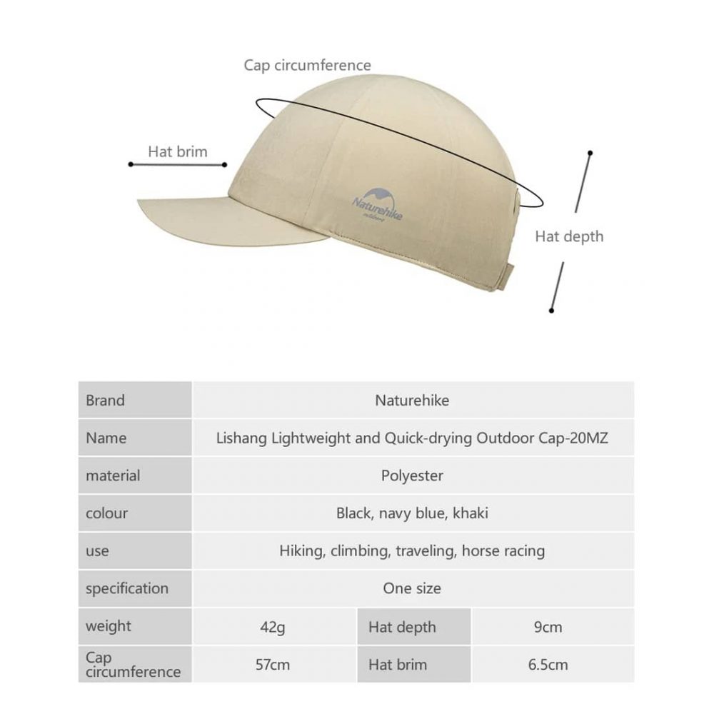 کلاه کپ نیچرهایک Quick Drying Folding CAP (5)