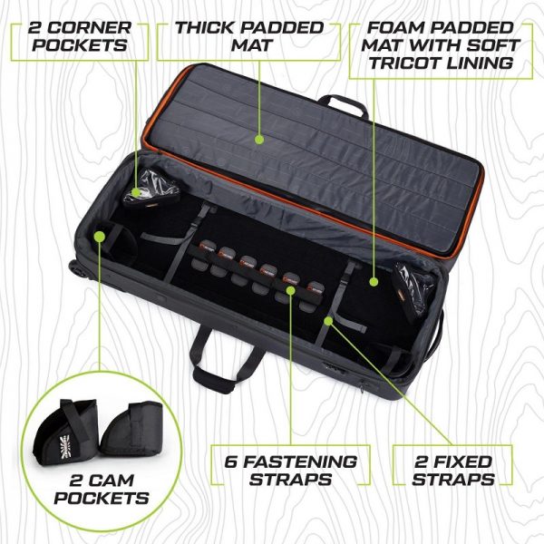 LEGEND EVEREST 44″ TROLLEY BOW CASE (5)
