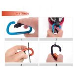 NATUREHIKE D-UTILITY 8CM WITH LOCK CARABINER (1)