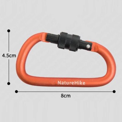 NATUREHIKE D-UTILITY 8CM WITH LOCK CARABINER (7)