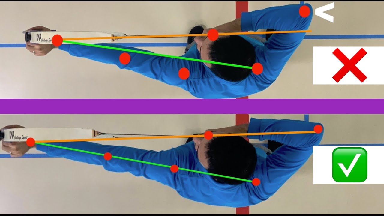 archery shoulder position recurve