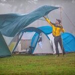 how to camp in rain
