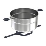 QUECHUA MH500, 3.5L STAINLESS STEEL CAMPING COOKWARE SET (4)