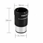 Maxvision 1.25" Reduce chromatic aberration 2x Barlow Lens