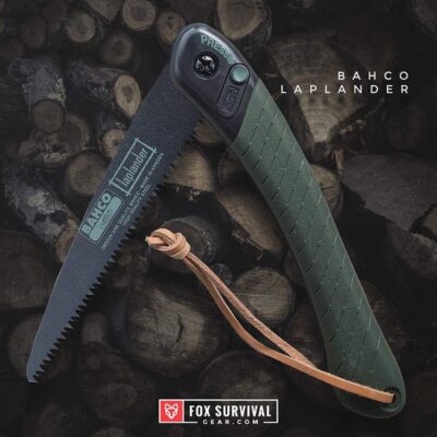  BAHCO FOLDABLE SAW AND KNIFE LAPLANDER SET (2)