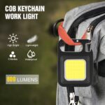 COB RECHARGEABLE KEYCHAIN LIGHT 800LUMENS (3)
