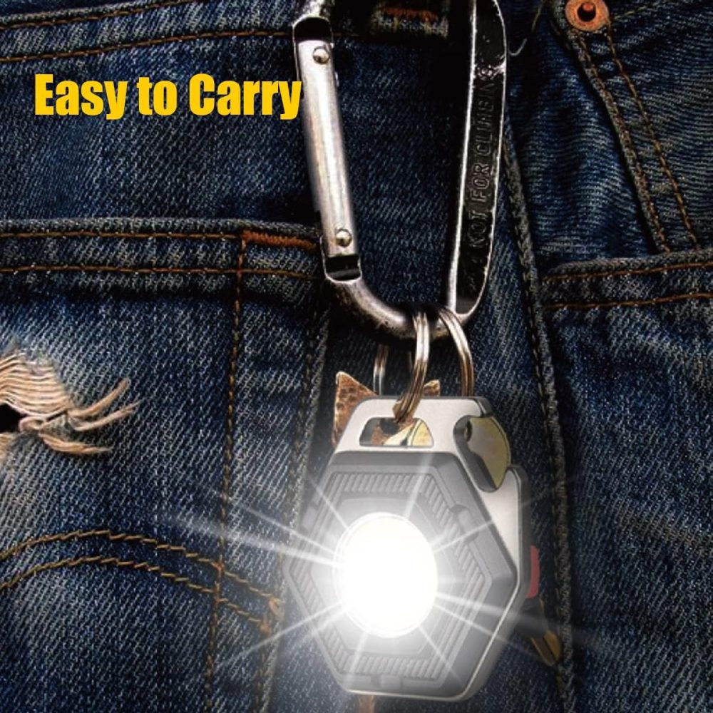 COB RECHARGEABLE KEYCHAIN LIGHT W5131 (4)