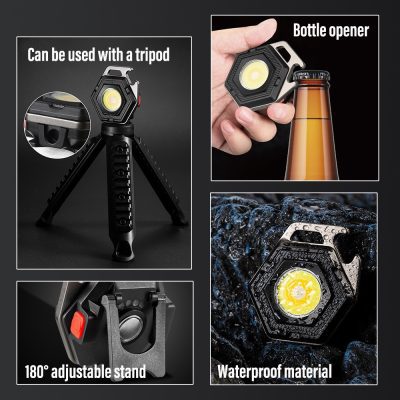 COB RECHARGEABLE KEYCHAIN LIGHT W5131 (7)