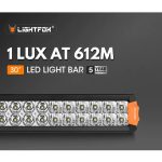 LIGHTFOX RIGEL SERIES 30INCH OSRAM LED LIGHT BAR 1LUX @ 612M 22,644 LUMENS (3)