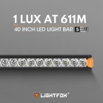 LIGHTFOX VEGA SERIES 40INCH OSRAM LED LIGHT BAR 1LUX @ 611M 25,160 LUMENS (2)