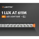 LIGHTFOX VEGA SERIES 40INCH OSRAM LED LIGHT BAR 1LUX @ 611M 25,160 LUMENS (3)