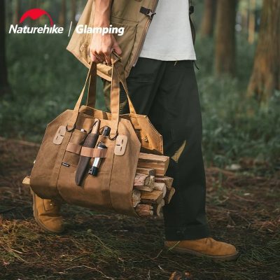 NATUREHIKE CNH22JU009 0W01 OIL WAX FIREWOOD BAG (3)