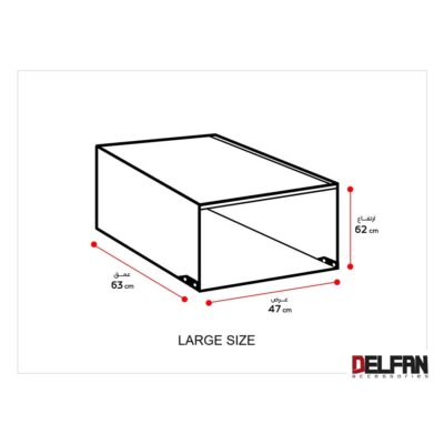 DELFAN Refrigerator Guard Box - LARGE DIMENSIONS