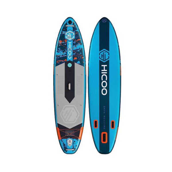 HICOO EXTRA WIDE INFLATABLE PADDLE BOARD, STAND UP PADDLE BOARD