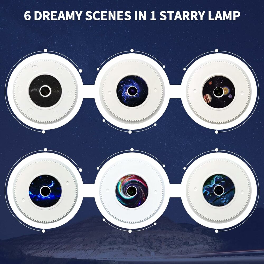 LED 6 IN 1 STAR USB ROTATING NIGHT LIGHTS PROJECTOR (9)