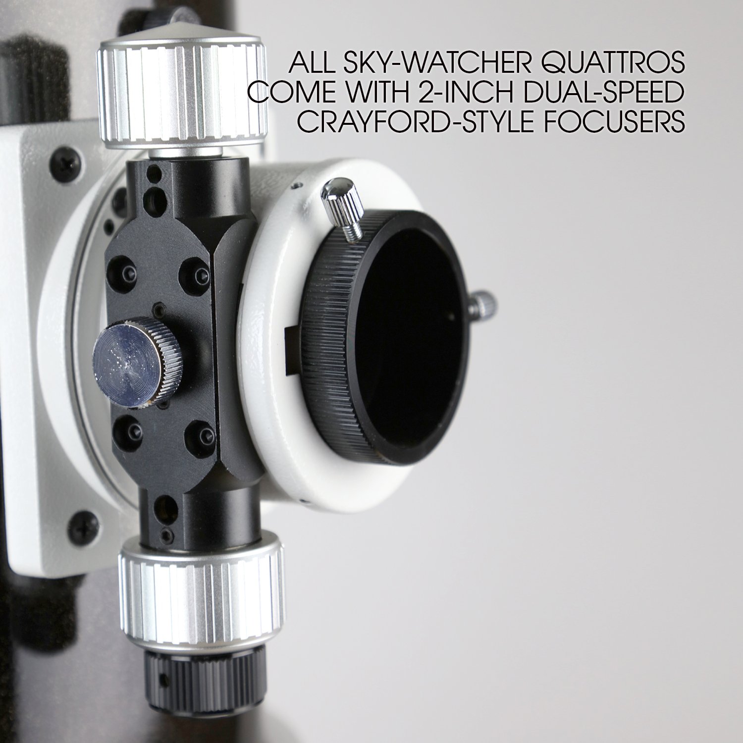 SKYWATCHER QUATTRO 200 ST REFLECTOR TELESCOPE WITH DUAL AXIS EQ5 MOUNT (5)