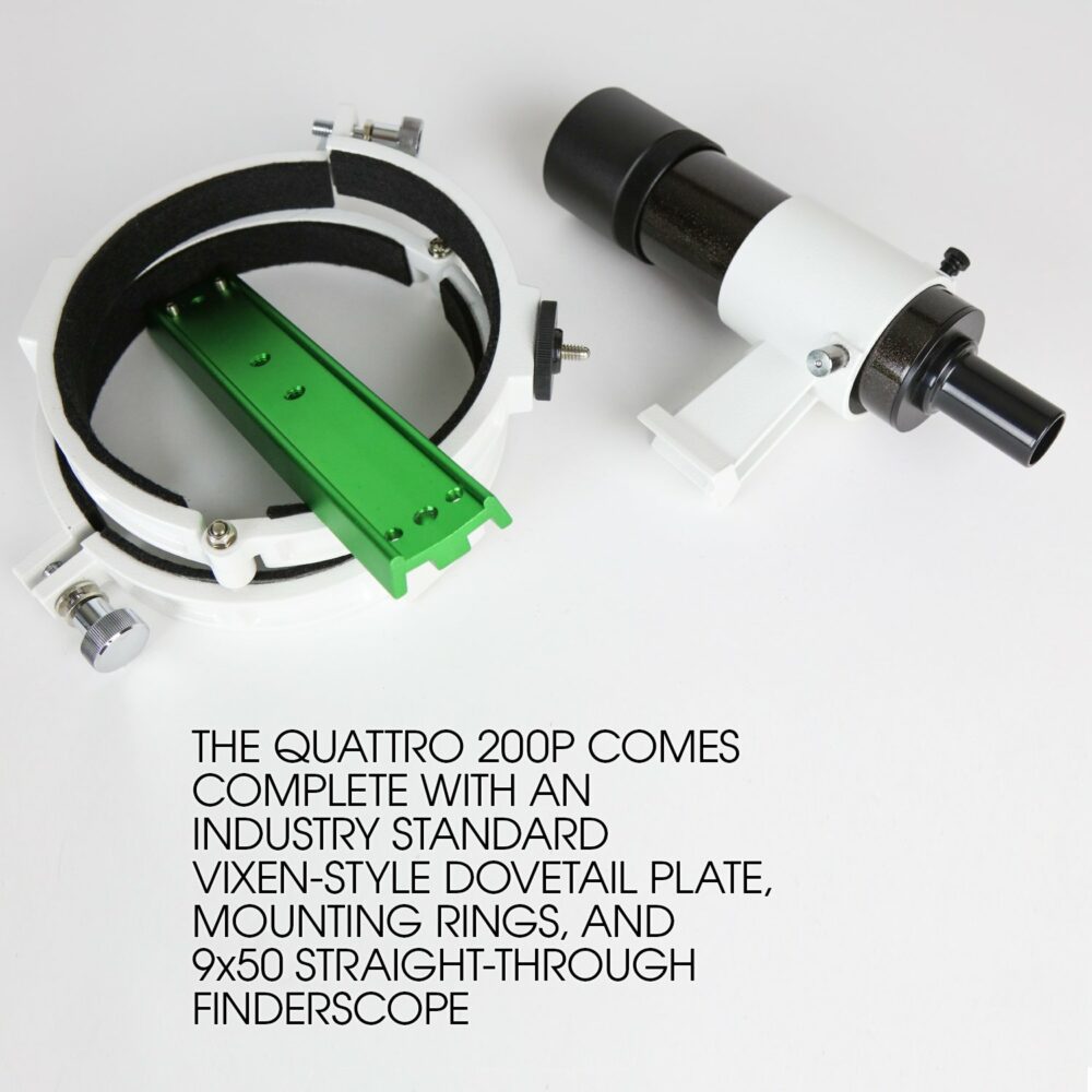 SKYWATCHER QUATTRO 200 ST REFLECTOR TELESCOPE WITH DUAL AXIS EQ5 MOUNT (6)