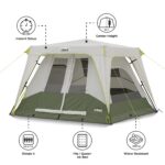 CORE EQUIPMENT 4 PERSON INSTANT CABIN PERFORMANCE TENT  8ft x 7ft (8)