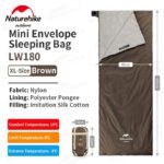 کیسه خواب کمپینگ نیچرهایک مدل LW180 Mini Ultralight XL Cotton