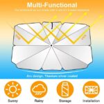 TOBY'S FOLDABLE CAR FRONT SUN SHADE UV COVER (5)
