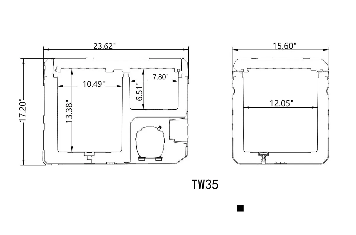 یخچال سفری 35 لیتری آلپیکول مدل TW35 - Image 29