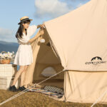 CONTOOSE COTTON PYRAMID 6 PERSONS GLAMPING TENT (1)