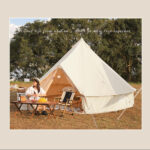 CONTOOSE COTTON PYRAMID 6 PERSONS GLAMPING TENT (6)