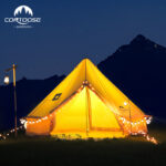 CONTOOSE COTTON PYRAMID 6 PERSONS GLAMPING TENT (9)