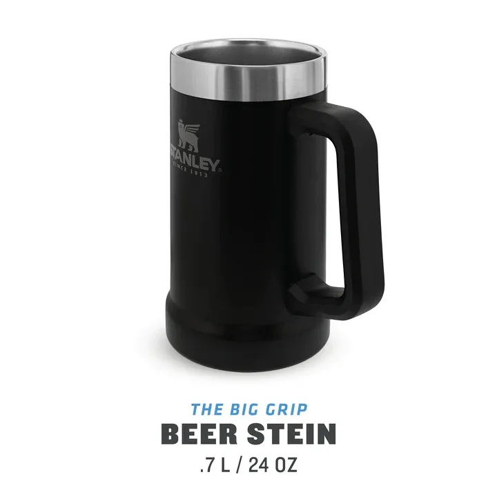 لیوان سفری دسته دار استنلی مدل Adventure Big Grip Beer Stein 700mL - Image 6