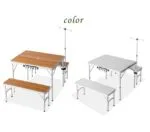 میز و صندلی سفری هوم‌کوردی مدل Aluminum Picnic Table - Image 7