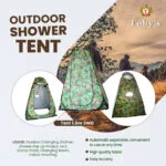 چادر صحرایی حمام و دستشویی توبیز مدل 1.5M 3WD