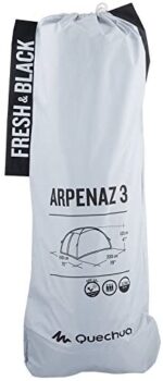 چادر سه نفره کمپینگ کچوا مدل Arpenaz 3 Fresh & Black