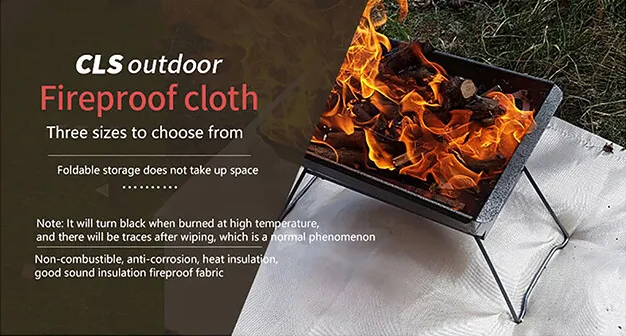 CLS OUTDOOR CAMPING FIREPROOF CLOTH (1)
