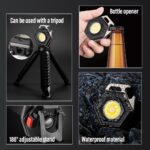 چراغ تاکتیکال کمپینگ مدل COB Rechargeable Keychain Light W5131