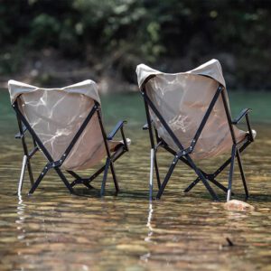 صندلی تاشو کمپینگ نیچرهایک مدل Folding Moon Chair NH21JJ003