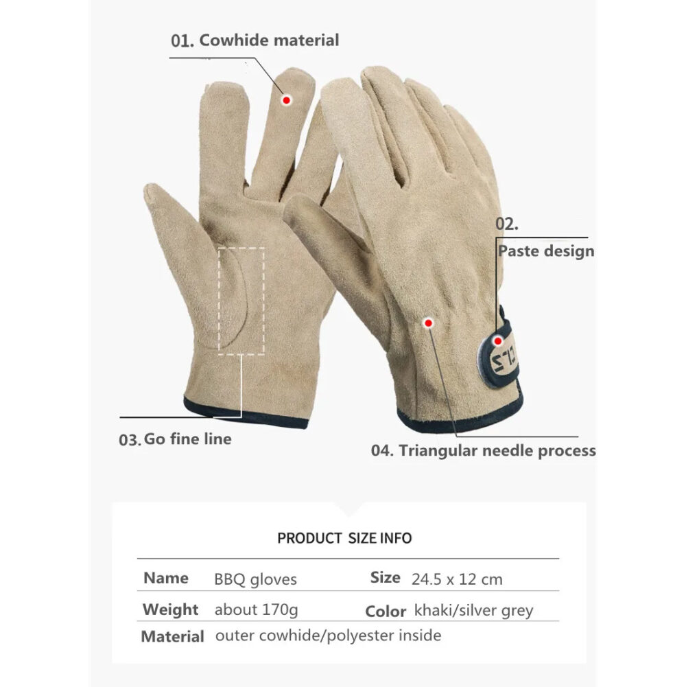دستکش نسوز کمپینگ CLS مدل BBQ gloves (7)