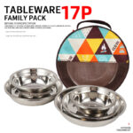 ست ظروف کمپینگ 17 تکه CLS مدل 17P Tableware Family Pack (3)
