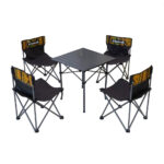 ست میز و صندلی کمپینگ 4 نفره البوادی مدل TBLCH04