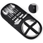 10PIECE CAMPING PLATE AND SPOON SET (2)