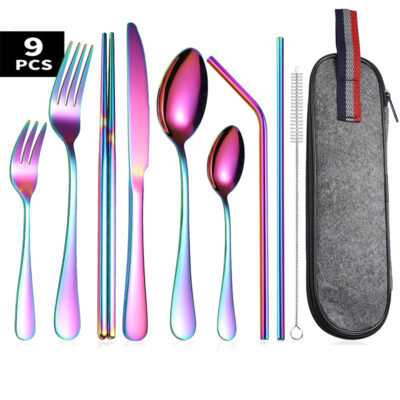9-piece camping spoon and fork set (4)