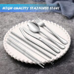 9PCS CAMPING PLATE AND SPOON SET (5)