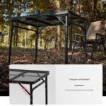 میز فلزی تاشو کمپینگ Mountainhiker مدل Lifting Bag Table