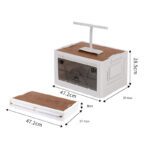 CONTOOSE-48L-TRANSPARENT-SIDE-DOOR-STORAGE-BOX-with-LED-LIGHT