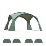 سایه‌بان گنبدی کمپینگ Mountainhiker مدل Dome Canopy به همراه پک 4 عددی دیواره
